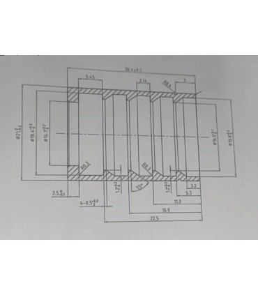 Tuleja zaciskowa na wąż DN08 1SN / 2SC (5/16")
