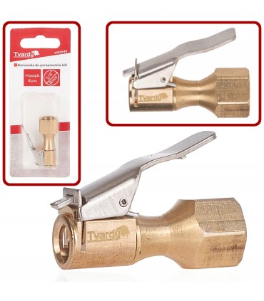 KOŃCÓWKA DO POMPOWANIA KÓŁ - MOSIĘŻNA 8MM 1/4"