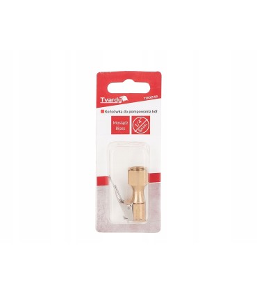 KOŃCÓWKA DO POMPOWANIA KÓŁ - MOSIĘŻNA 8MM 1/4"