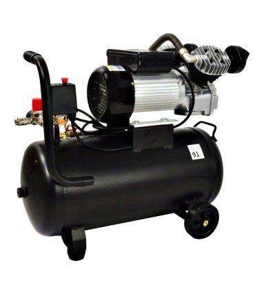  Kompresor olejowy dwutłokowy 50L