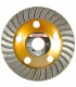 Tarcza diam. turbo do szlifowania betonu 125mmx22,23mm