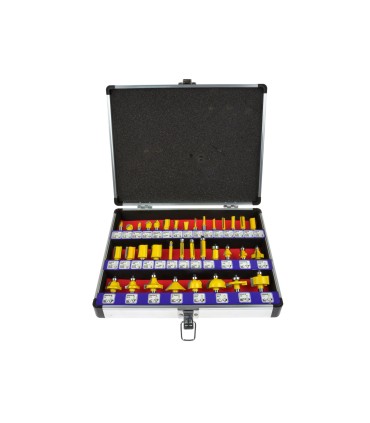 Zestaw frezów do drewna 35 elementów