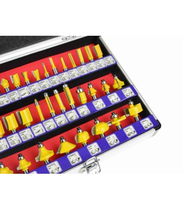 Zestaw frezów do drewna 35 elementów