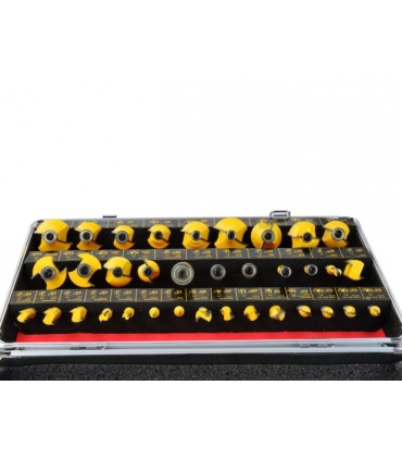 Zestaw frezów do drewna 35 elementów