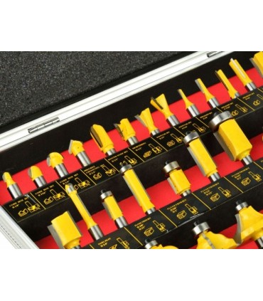 Zestaw frezów do drewna 35 elementów