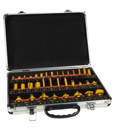 Zestaw frezów do drewna 35 elementów