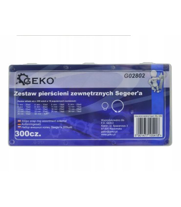 ZESTAW PIERŚCIENI ZEWNĘTRZNYCH SEGERA 300SZT