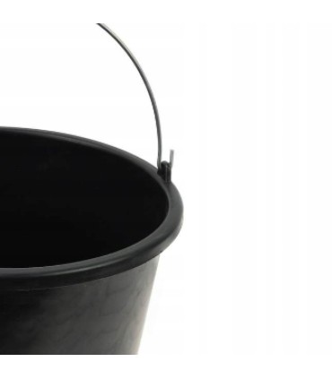 WIADRO BUDOWLANE 12L CZARNE