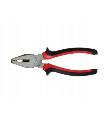 Kombinerki niklowane 180mm(r.czerwono-czarne)