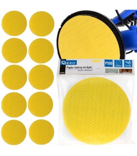 Papier ścierny na dysk – krążek z otworami 225mm P100 /żyrafa/