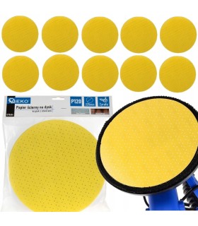 Papier ścierny na dysk – krążek z otworami 225mm P120 /żyrafa/