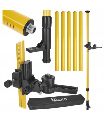 Kolumna rozporowa teleskopowa do lasera 420cm + adapter do skosów