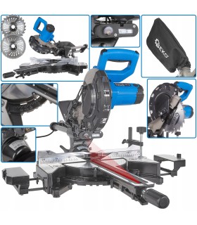 Piła ukośnica z posuwem 1700W 210mm