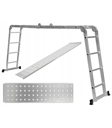 Drabina przegubowa wielofunkcyjna 4,7m + podesty