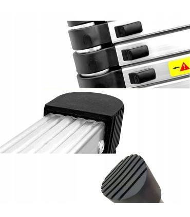 Drabina teleskopowa aluminiowa 3,8m 150kg