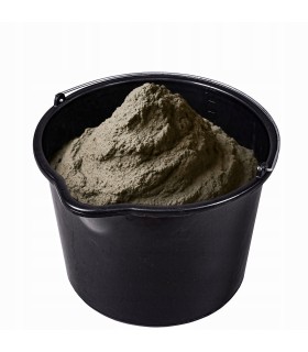 Wiadro budowlane 12L czarne Z LEJKIEM