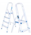 Drabina aluminiowa 4-stopniowa składan 150 kg
