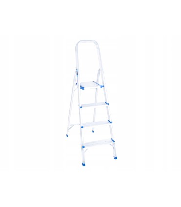 Drabina aluminiowa 4-stopniowa składan 150 kg