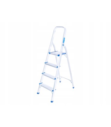 Drabina aluminiowa 4-stopniowa składan 150 kg