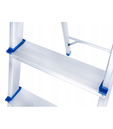 Drabina aluminiowa 4-stopniowa składan 150 kg