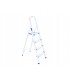 Drabina aluminiowa 4-stopniowa składan 150 kg