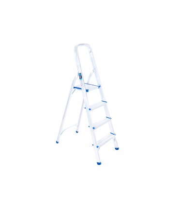 Drabina aluminiowa 4-stopniowa składan 150 kg