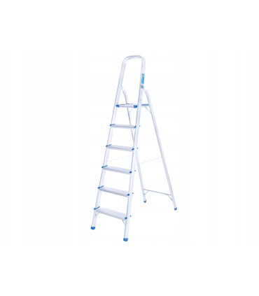 Drabina aluminiowa 6-stopniowa składana