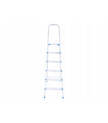Drabina aluminiowa 6-stopniowa składana