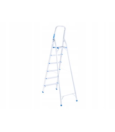 Drabina aluminiowa 6-stopniowa składana