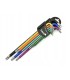 Klucze torx długie kolor T10-T50 9el. S2