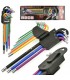  Klucze torx długie kolor T10-T50 9el. S2