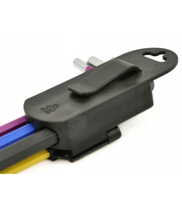 Klucze imbusowe długie kolor 1,5-10mm 9el. S2 