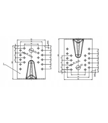 Kątownik z przetłoczeniem KP 2 105 x 105 x 90 x 2.5
