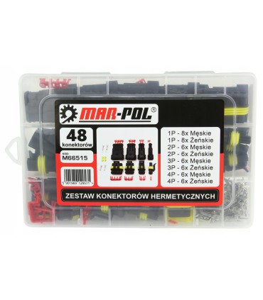 ZESTAW KONEKTÓRÓW HERMETYCZNYCH 48 el