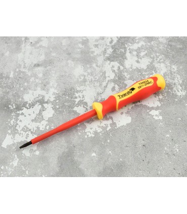 Wkrętak izolowany płaski 4x100 VDE