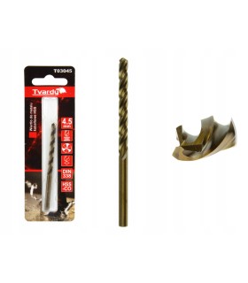 Wiertło do metalu kobaltowe HSS M35 4,5 mm