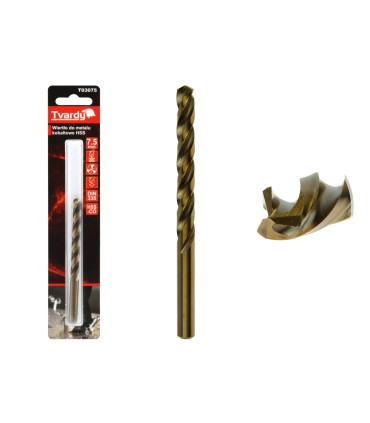 Wiertło do metalu kobaltowe HSS M35 7,5 mm