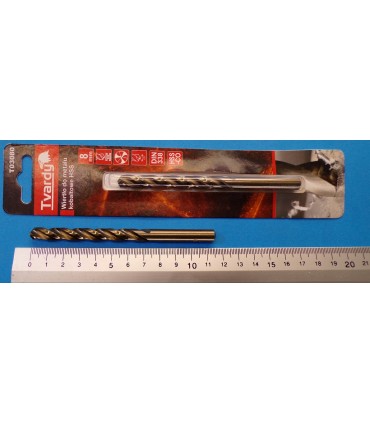 Wiertło do metalu kobaltowe HSS M35 8 mm