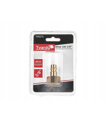 Wtyk mosiężny GW 3/8" typ męski