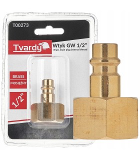 Wtyk mosiężny GW 1/2" typ męski