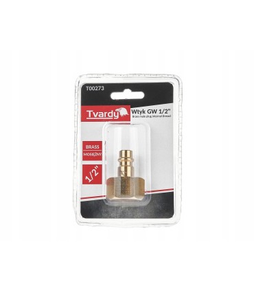 Wtyk mosiężny GW 1/2" typ męski