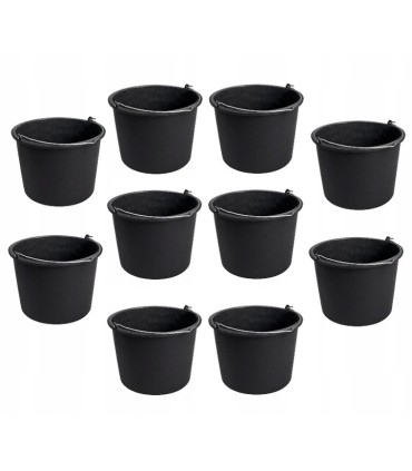 Wiadro budowlane 5l czarne