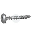Wkręt ciesielski 8x50 mm z łbem podkładkowym i pełnym gwintem CR
