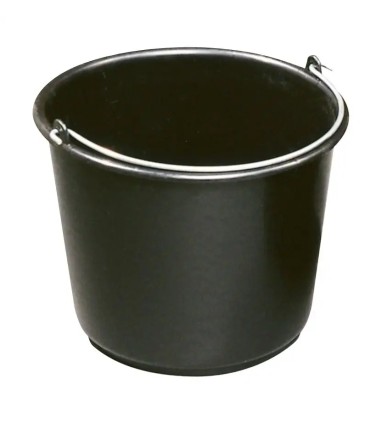 Wiadro budowlane 12L czarne