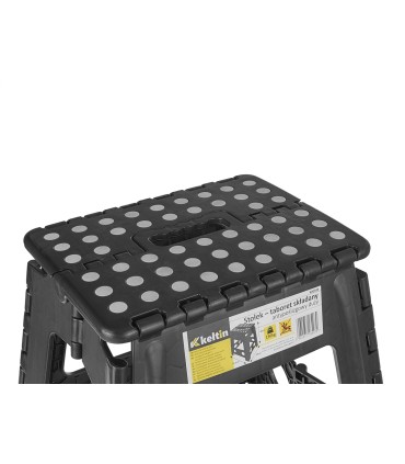 STOŁEK TABORET SKŁADANY ANTYPOŚLIZGOWY DUŻY
