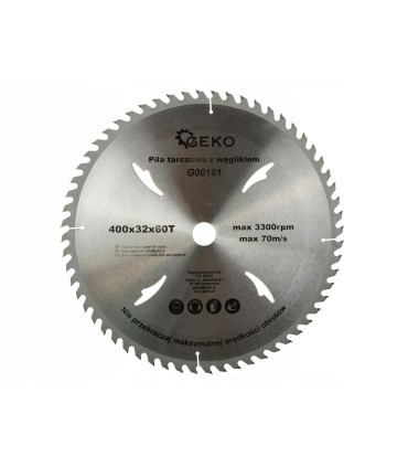 Tarcza do drewna 400x32x60T