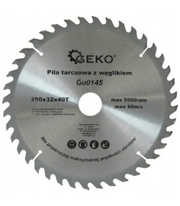 Tarcza do drewna 250x32x40T