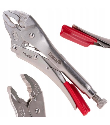 Szczypce zaciskowe morse'a – okrągłe szczęki – 250mm CrV