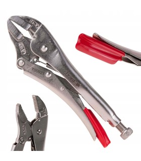 Szczypce zaciskowe morse'a – proste szczęki – 250mm CrV