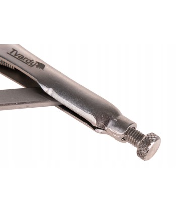 Szczypce zaciskowe morse'a – proste wydłużone szczęki – 225mm CrV